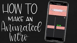 How to make an Animated Intro w Subscribe Button Click 2019  Kayla’s World