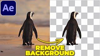 REMOVE BACKGROUND from VIDEO in After Effects  Rotobrush Tutorial