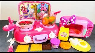 12 Minutes Satisfying with Unboxing Disney Minnie Mouse Cooking toys Kitchen Play set ASMR