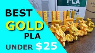 The Best Silk Gold PLA Filament for UNDER $25 on Amazon - Reviews