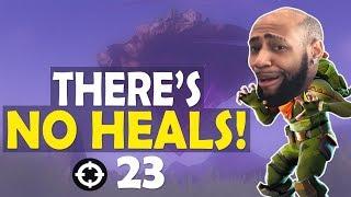 THERES NO HEALS 23 KILLS INSANE SOLO GAME  FUNNY GAME -Fortnite Battle Royale