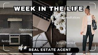 REALISTIC  Week in the life of a REAL ESTATE AGENT - Appts  Showings  Consults  Script Practice