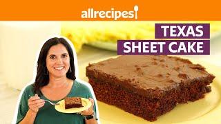 How to Make a Texas Sheet Cake  Get Cookin  Allrecipes.com