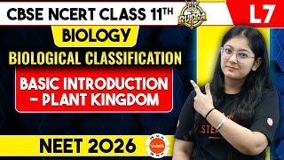 Plant Kingdom – Introduction  CBSE Chapter 2 Biological Classification Class 11 Biology