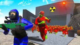 This Secret FALLOUT Bunker is Infested by the Zombie Apocalypse - Ravenfield Gameplay