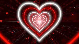 Heart Background️Love Heart Tunnel Background Video Loop  Heart Wallpaper Video 4Hours