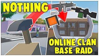 WHOLE SERVER THINKS IM HACKING - FROM NOTHING TO ONLINE CLAN BASE RAID UNTURNED