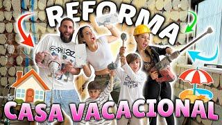 REFORMAS EN NUESTRA CASA VACACIONAL - LOCURA MÁXIMA   Familia Amiguindy