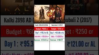 Kalki 2898 AD vs Bahubali 2 comparison  Budget Collection HitFlop  #shorts #viral #prabhas