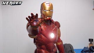 Iron Man Replica Cosplay Suit Up Test