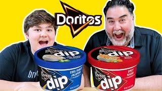 DORITOS Spicy Nacho Flavored Dip and Cool Ranch Jalapeño Flavored Dip Review