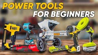 Power Tools For Beginners - Milwaukee Dewalt Makita Ryobi