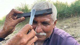 ASMR Fast Shaving With Barber Old SHAMS ASMR