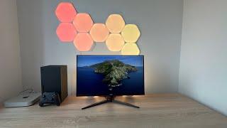 Nanoleaf Shapes Hexagons Review Wall of Colour