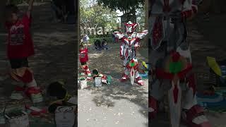 CFD Simpang Lima Gumul Kediri Part 1 Bertemu Cosplay Robot #shorts #jalanjalan #liburan #keluarga