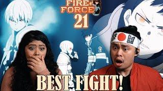 SHO VS SHINRA BEST FIGHT SO FAR FIRE FORCE EPISODE 21 REACTION AND REVIEW