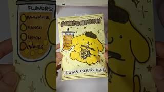 Pompompurin Drink Blind Bag #blindbag #papercraft #asmr #sanrio #craft #diy #paperdiy #cute#unboxing