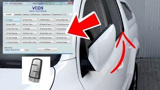 Coding auto folding side mirrors VW by vcds Chinese