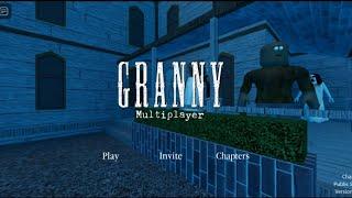 Roblox Granny Multiplayer Chapter 3 II First Version II Train escape II Full Gameplay #1