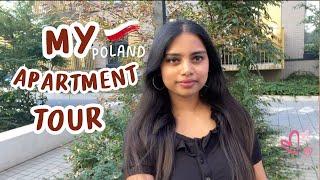 My Apartment Tour in Poland  Poland vlog  ₹53000 rented apartment  Indian in Poland