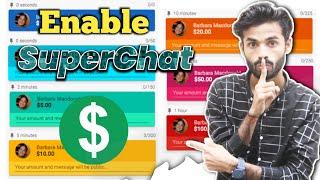 How to Enable Super Chat In YouTube Channel 2023 Enable Youtube Super Chat Live Stream 2023