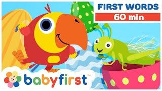 Toddler Learning Video Colors w Color Crew & Larry  ABC Alphabet & Animal Sounds  BabyFirst TV