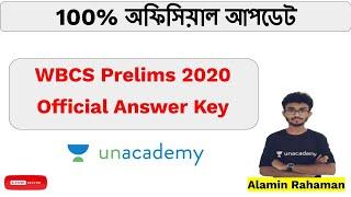 WBCS Prelims 2020 Official Answer Key  WBCS 2020 Official Answer Key  Alamin Rahaman