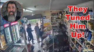 Community Gives Armed Robber With Fake Gun A Lesson In Humility