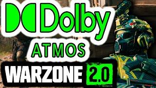 I HEAR Everything.. DOLBY ATMOS in Warzone 2. Call of duty BEST audio settings