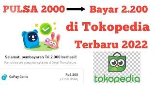 Cara Membeli Pulsa Murah Di Tokopedia Bayar Dengan GoPay  Terbaru 2022