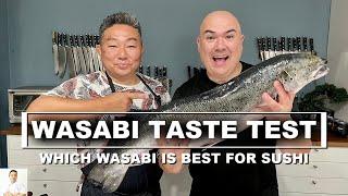 Whole Salmon To Sushi With Different Types Of Wasabi. Which Does Guga Like Best?