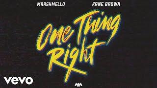 Marshmello Kane Brown - One Thing Right Audio
