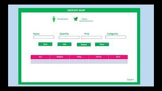 Grocery Shop Management Project in C#