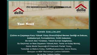 PVC MERMER PANEL TANITIM VE UYGULAMA VİDEOMUZ