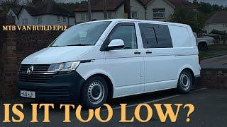 IS LOWERING A VAN A BAD IDEA? SOLOW SUSPENSION REVIEW - MTB Van Build EP12