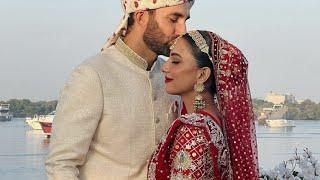 Most discussed wedding dress  Ushna Shah wedding dress 