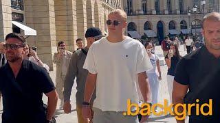 Erling Haaland steps out for a shopping spree in Paris France