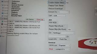 Enable testmode Samsung Verizon to enable hidden menu Stool