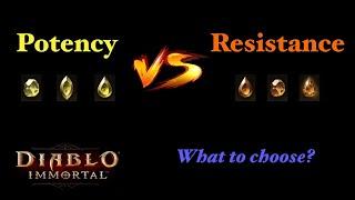 Potency Vs Resistance Strategy for Each Class  Diablo Immortal