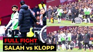 Mo Salah vs Klopp fight in dressing room after Liverpool draw with West Ham