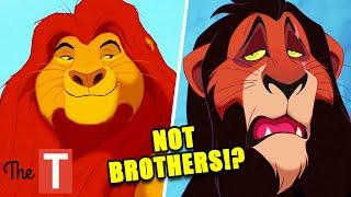 The Lion King Mufasa And Scar Arent Actually Brothers