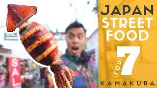 Japan Street Food Tour Top 7 at Kamakura Komachi Dori