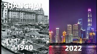 Evolution of Shanghai China 1940-2022