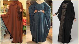 Latest Dubai Kaftan Abaya Designs Butterfly Abaya Designs New Burqa Design Stylish Burqa Design