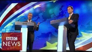 Farage vs Clegg Row over Russias role in Crimea - BBC News