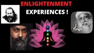 Enlightenment Experiences of Various Masters & Gurus - Sadhguru Osho Acharya Prashant
