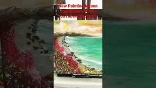 Beginners Seascape Painting Lesson #shorts