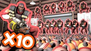 TF2 x10 IS HILARIOUS  WE CRASHED THE SERVER