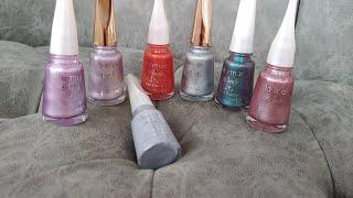 Flormar NewNailpolishBurnedorangeLilacsparkleMirroronthewallGalaxyPearlyamethystLilacdreamsCoolash