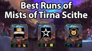 Best Runs of Mists of Tirna Scithe in MDI  World of Warcraft Shadowlands Season 2